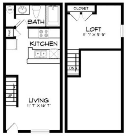 Parkwood Square Estates Arlington FloorPlan 1