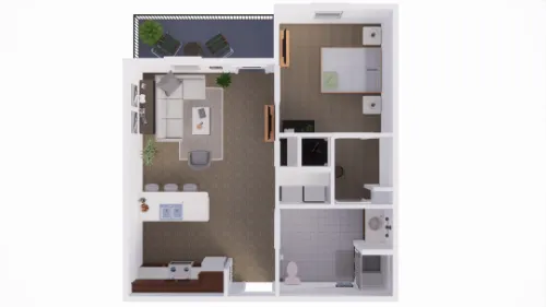 Pebblebrook Parkside Denton FloorPlan 1
