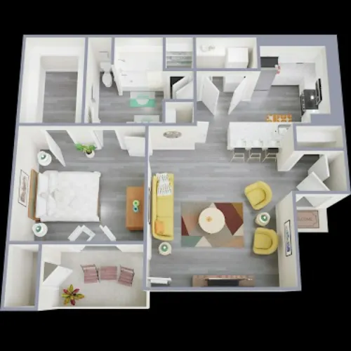Prescott Park Apartment Homes Fort Worth FloorPlan 1