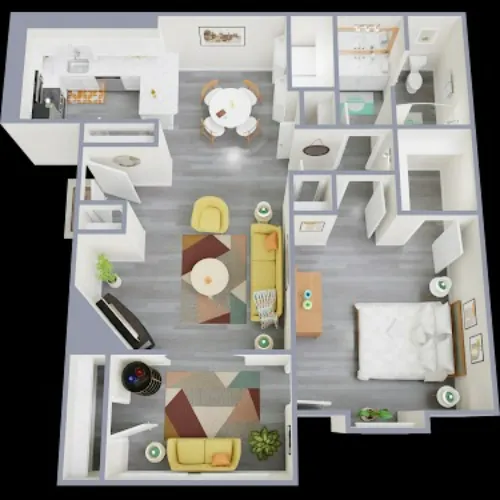 Prescott Park Apartment Homes Fort Worth FloorPlan 2