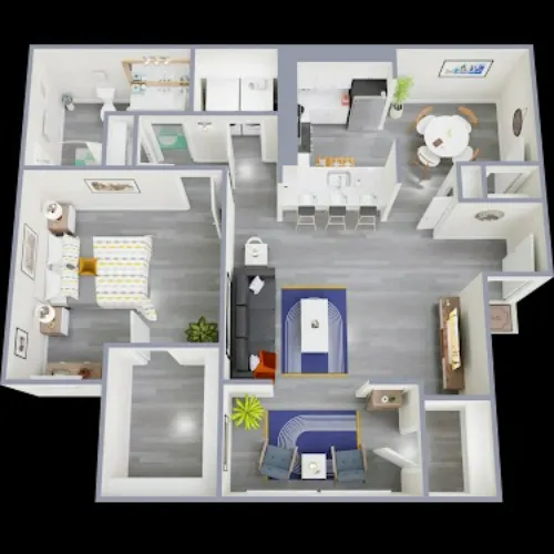 Prescott Park Apartment Homes Fort Worth FloorPlan 3