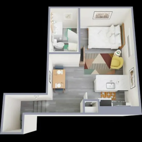 Prescott Park Apartment Homes Fort Worth FloorPlan 4