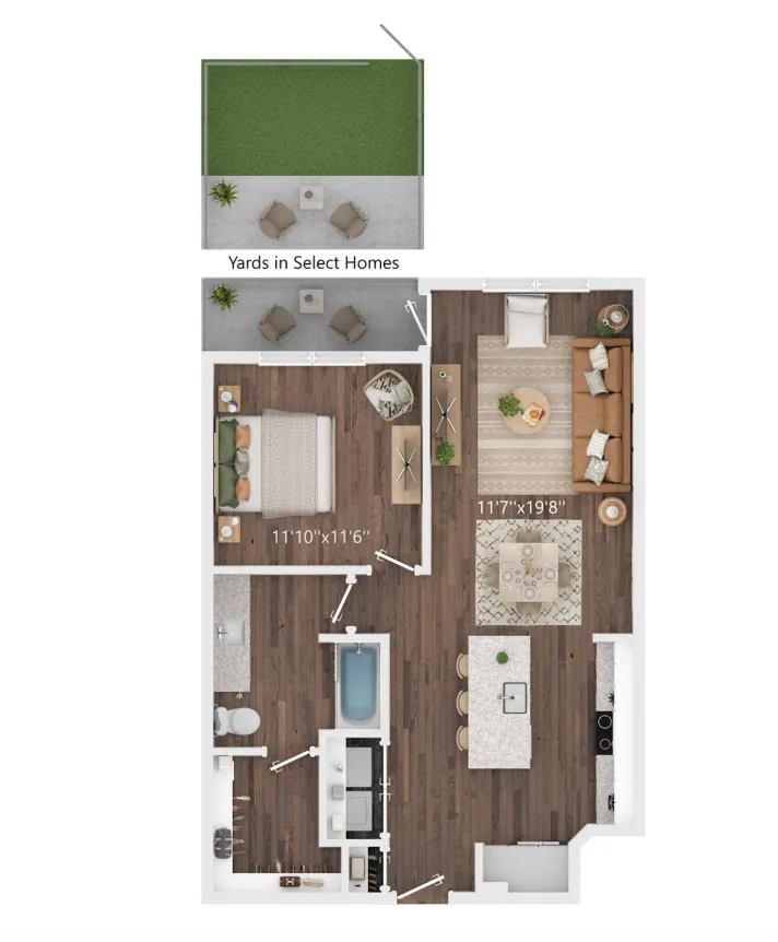 Prose Prominence Dentonz Apartment Floorplan 2