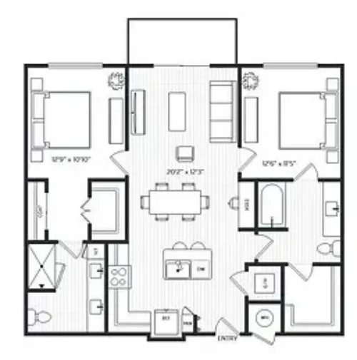 Railyard Modern Living Denton FloorPlan 10