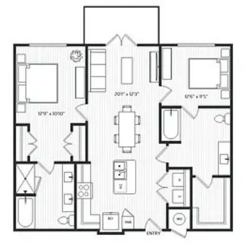 Railyard Modern Living Denton FloorPlan 11