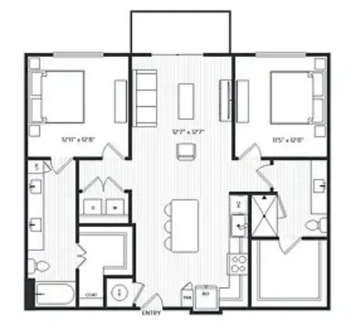 Railyard Modern Living Denton FloorPlan 12