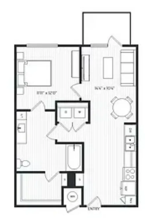 Railyard Modern Living Denton FloorPlan 7