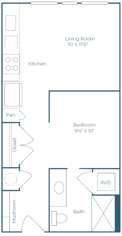 Ramble & Rose Fort Worth Floorplan 1