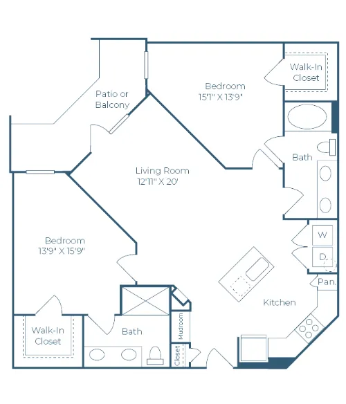Ramble & Rose Fort Worth Floorplan 4