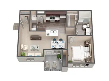 Ranch Three0Five Arlington Floorplan 1