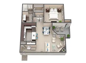 Ranch Three0Five Arlington Floorplan 2