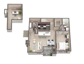 Ranch Three0Five Arlington Floorplan 4