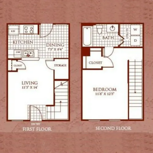 Renaissance Courts Denton Floorplan 1