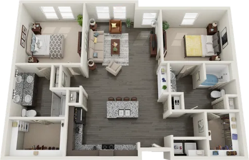 RiverWalk Flats Flower Mound Floorplan 10