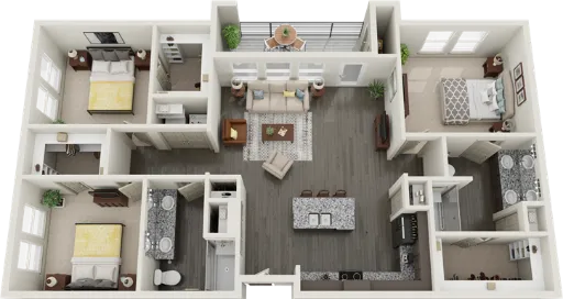 RiverWalk Flats Flower Mound Floorplan 11