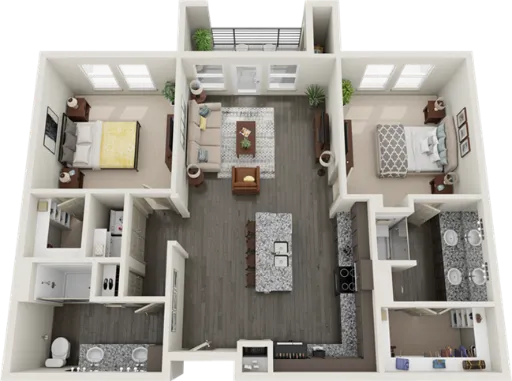 RiverWalk Flats Flower Mound Floorplan 8