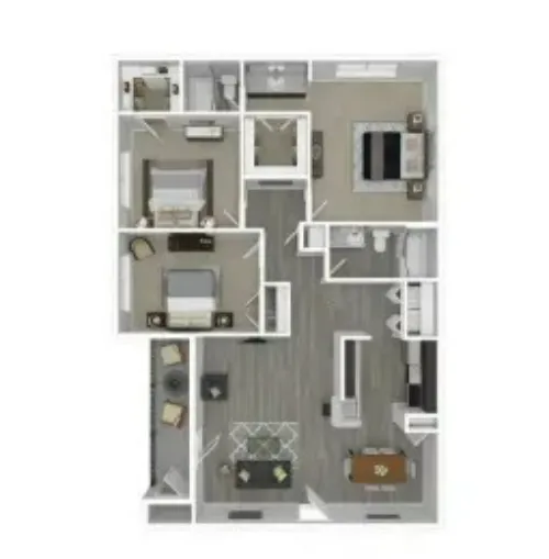 Riverside Apartments Arlington FloorPlan 4