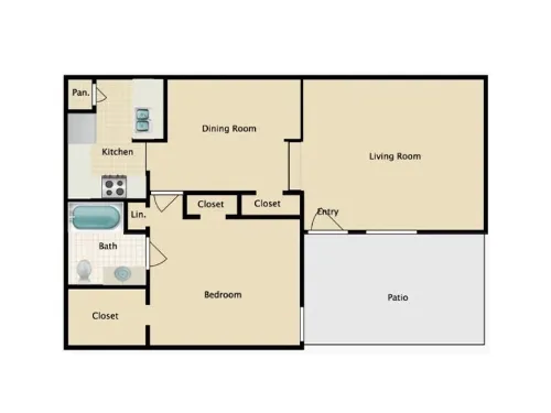 Riverwalk Fort Worth floor plan 2