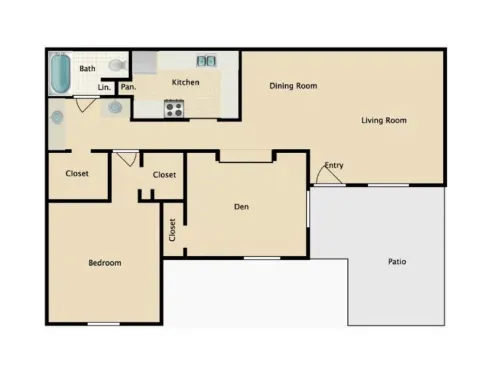 Riverwalk Fort Worth floor plan 3