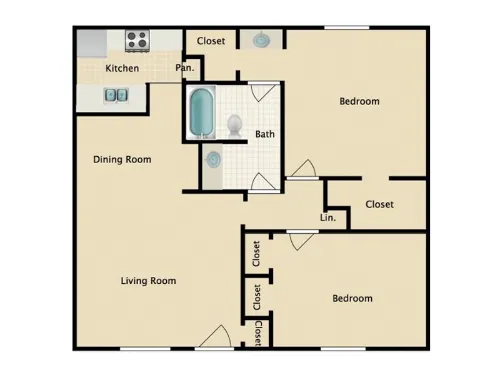 Riverwalk Fort Worth floor plan 5