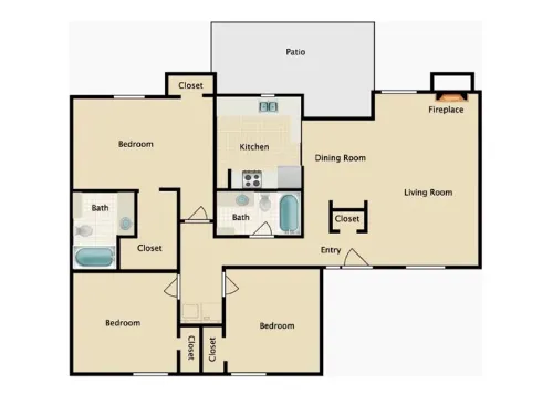 Riverwalk Fort Worth floor plan 7
