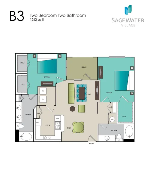 SageWater Village Fort Worth FLoorPlan 16