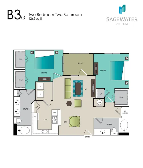 SageWater Village Fort Worth FLoorPlan 17