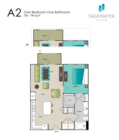 SageWater Village Fort Worth FLoorPlan 3