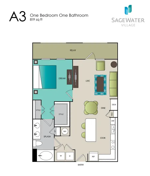 SageWater Village Fort Worth FLoorPlan 6