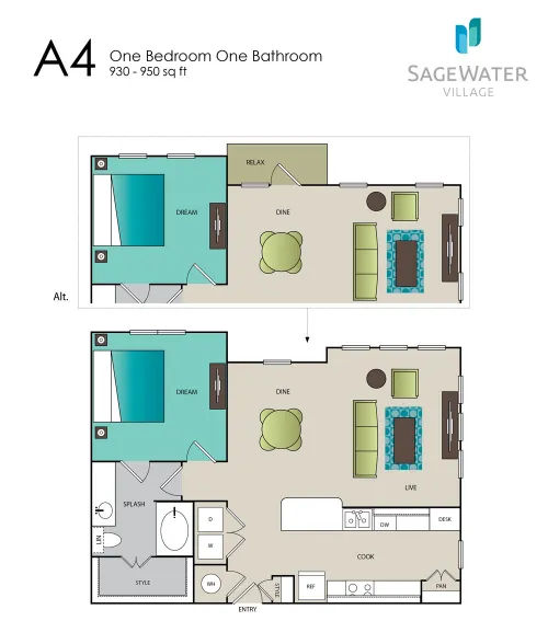 SageWater Village Fort Worth FLoorPlan 7