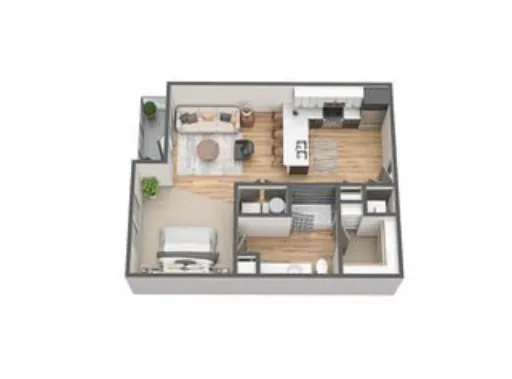 Shelby at Northside Fort Worth Floorplan 1