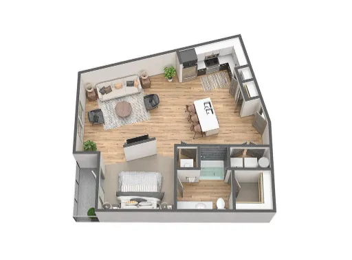 Shelby at Northside Fort Worth Floorplan 4