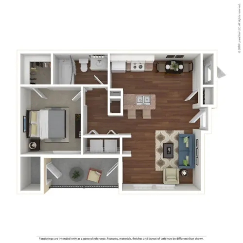 Siena Apartments Fort Worth FLOOR PLAN 1
