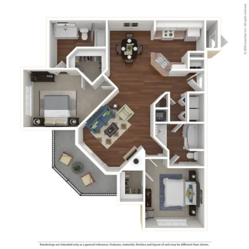 Siena Apartments Fort Worth FLOOR PLAN 3