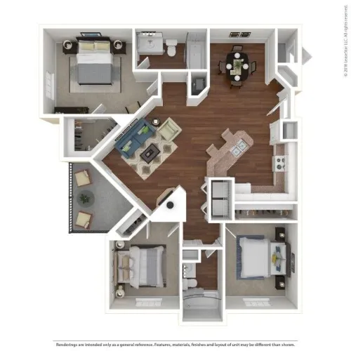 Siena Apartments Fort Worth FLOOR PLAN 6
