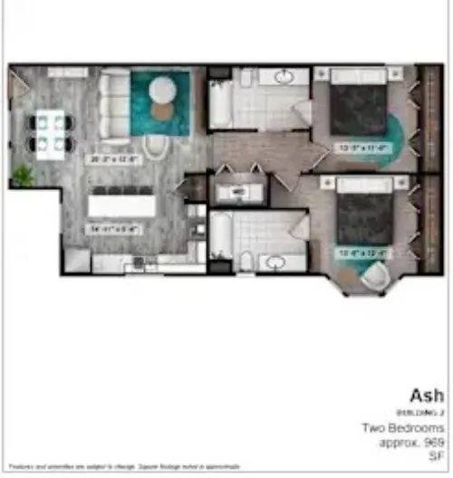 Square9 Denton FloorPlan 27