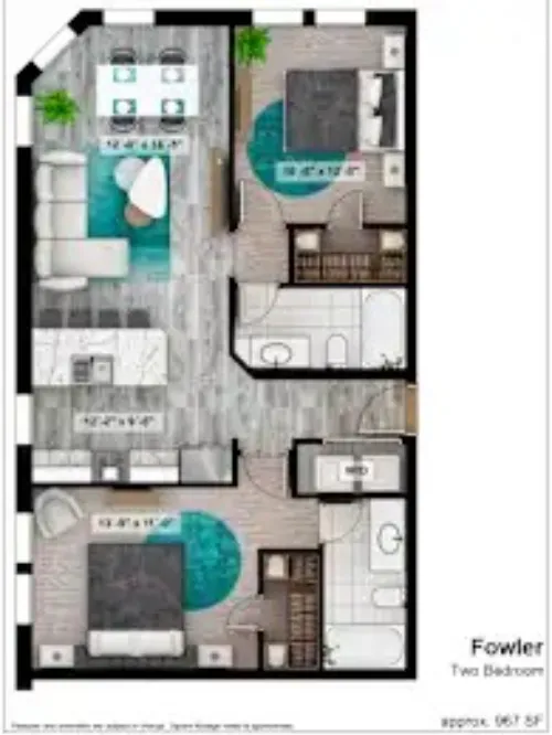 Square9 Denton FloorPlan 36