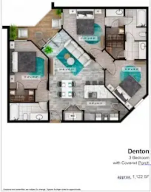 Square9 Denton FloorPlan 38