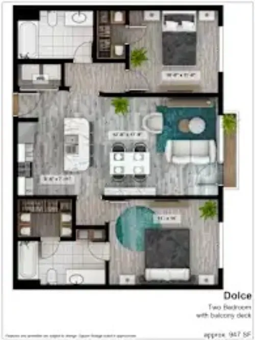 Square9 Denton FloorPlan 57