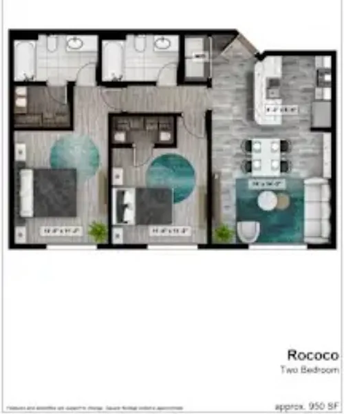 Square9 Denton FloorPlan 58