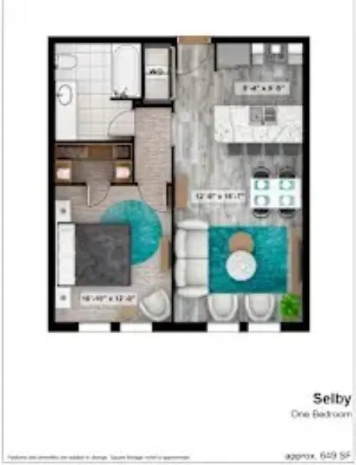Square9 Denton FloorPlan 6