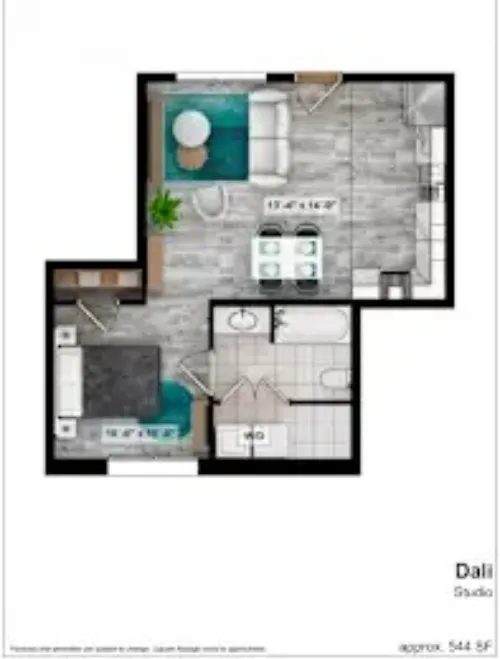 Square9 Denton FloorPlan 62