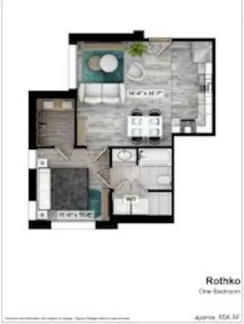 Square9 Denton FloorPlan 64