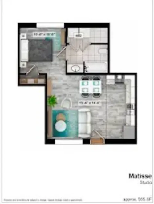 Square9 Denton FloorPlan 77