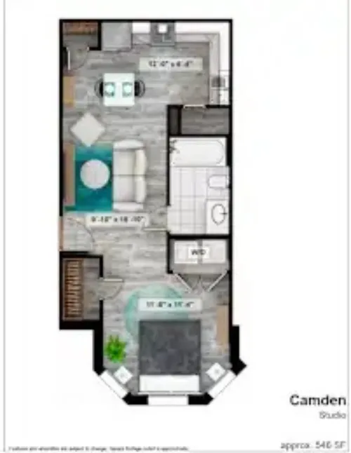 Square9 Denton FloorPlan 80