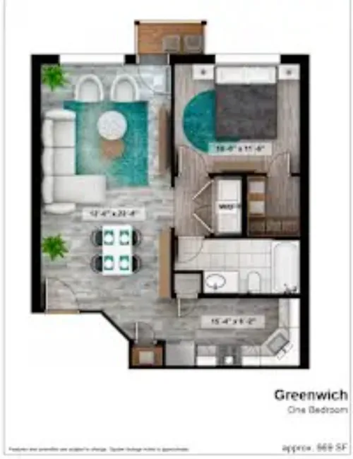 Square9 Denton FloorPlan 83