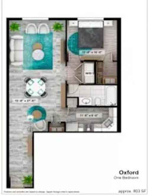 Square9 Denton FloorPlan 86