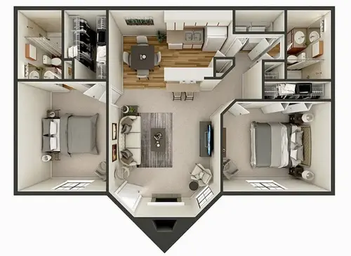 Summit on the Lake Fort Worth Floorplan 4