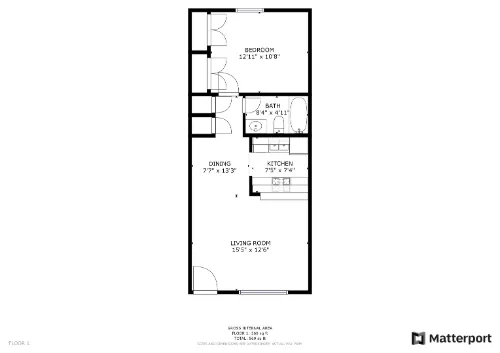 Sycamore Square Denton FloorPlan 1