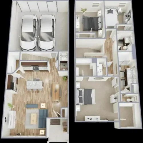Tavolo Park Townhomes Fort Worth FloorPlan 2